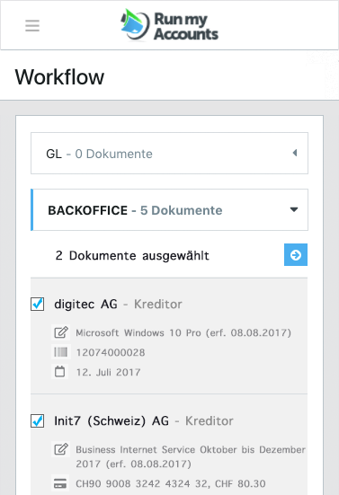 Run my Accounts Workflow