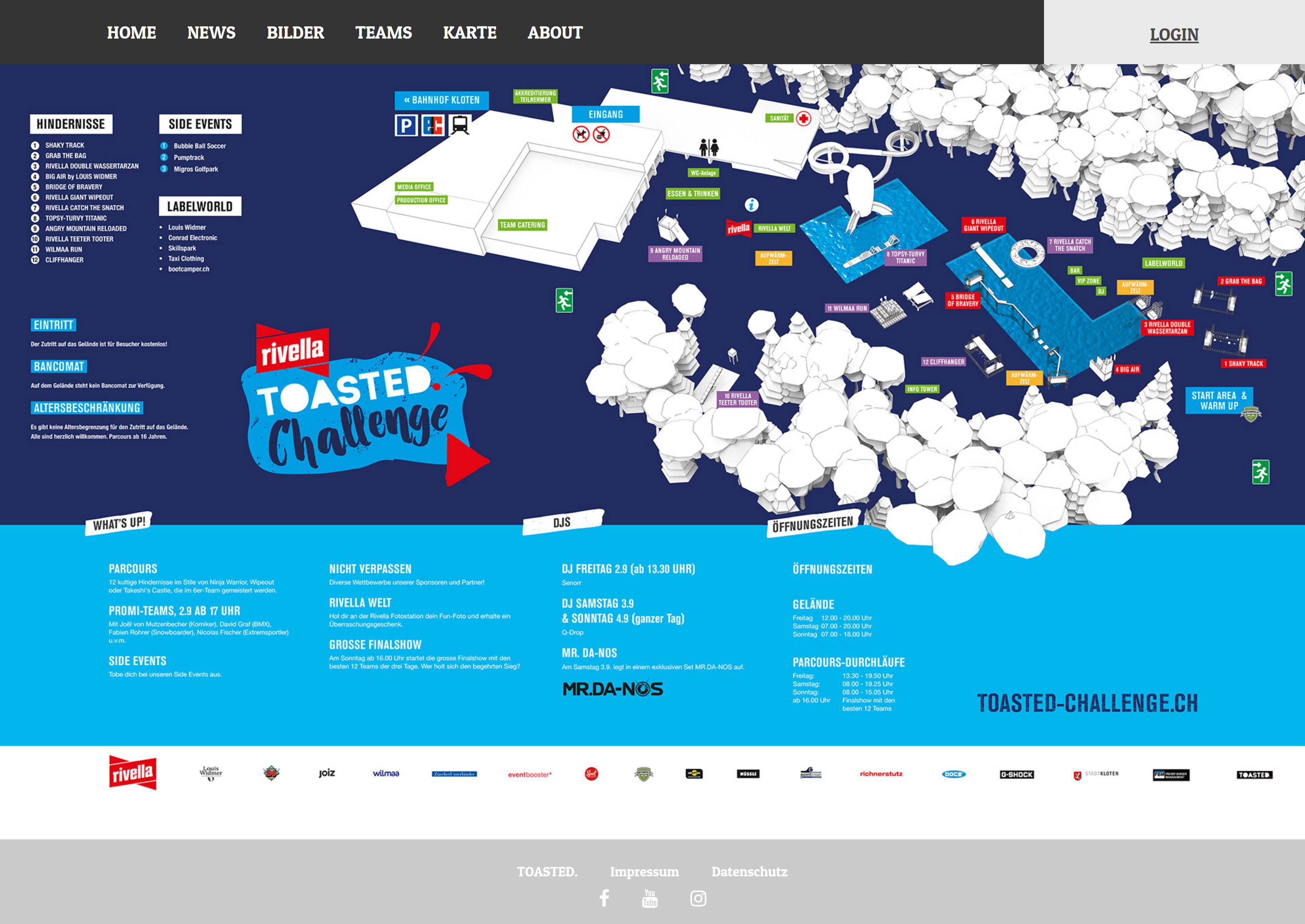 Toasted Challenge Overview Map Rendering